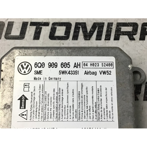 Блок AirBag Аірбег Фольксваген Кадді 2.0sdi 6Q909605AH
