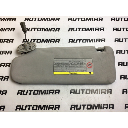Козырёк солнцезащитный правый с подсветкой Toyota Avensis T25 2003-2008 7431005161