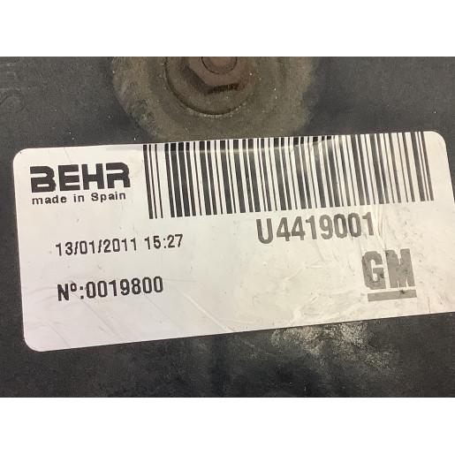 Диффузор 1.7 CDTI Евро 5 13356283 Опель Мерива B Opel Meriva B