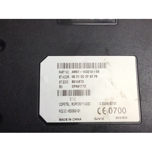 Блок управління Bluetooth Ford Focus 3 AM5T14D212EB