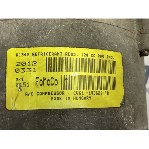 Компресор кондиціонера Ford Focus 3 1.0 EcoBoost CV6119D629FB