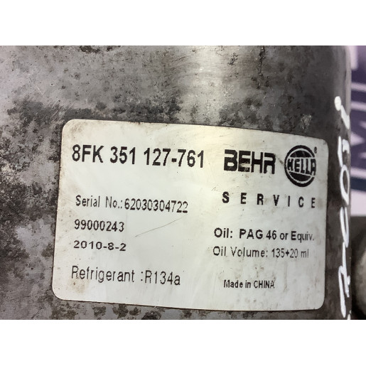 Компрессор кондиционера Opel Meriva A Опель Мерива 1.7 DTI CDTI 93176916