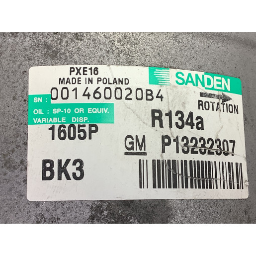 Компресор кондиціонера 2,0 DCI 7892899178 Opel Insignia Опель Інсігнія