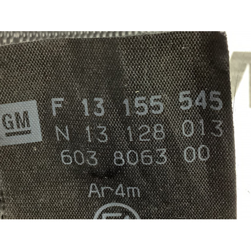 Ремінь безпеки задній правий Опель Астра Opel Astra H (2007-2010) 602143500B